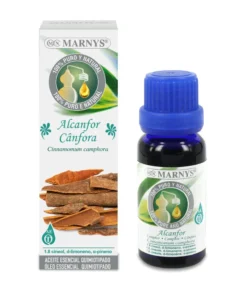 Olio essenziale di canfora alimentare Marnys, confezione da 15