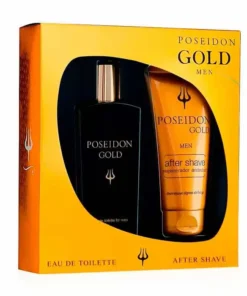Poseidon Gold Men Eau De Toilette Spray 100ml Set 2 Pezzi