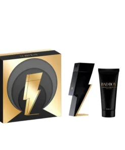 Carolina Herrera Bad Boy Eau De Toilette Spray 100ml Set di Natale
