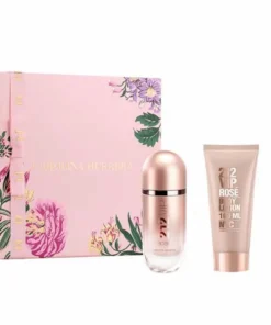 Carolina Herrera 212 VIP Rose Eau de Parfum Spray 80 ml Set di 3 pezzi