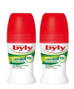 Byly Organic Extra Fresh Roll On Deodorante 2x50ml