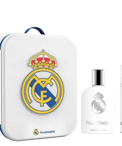 Real Madrid Eau De Toilette Spray 100ml Set 3 Pezzi