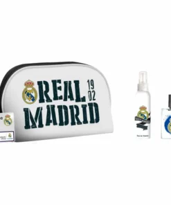 Real Madrid Eau De Toilette Spray 50 ml Set 3 Pezzi