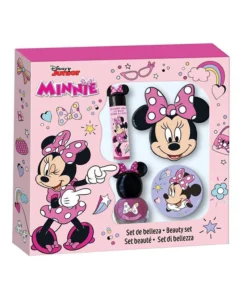 Beauty case per il trucco di Minnie dei cartoni animati, 4 pezzi