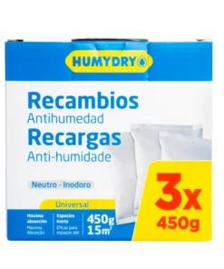 Ricariche anti-umidità Humydry 3x450g