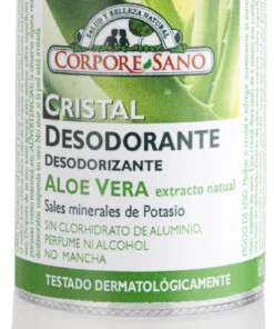 Deodorante per il corpo Mineral Aloe 60 g Allume di potassio e Aloe Vera
