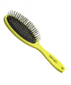 Pennello ovale medio Eurostil verde fluorescente 1 unità