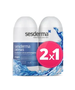 Sesderma Pack Dryses Deodorante Antitraspirante Roll On per Uomo 2x75ml