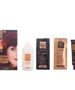 Llongueras Optima Tinta Permanente per Capelli Senza Ammoniaca 5.66 Rosso Intenso Profondo