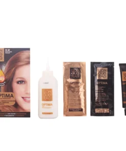 Llongueras Optima Tinta Permanente per Capelli Senza Ammoniaca 8.32 Biondo Dorato Naturale