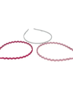 Cerchietti Inca Fine con glitter, 3 unità