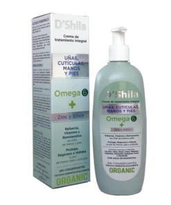 Crema Shila per mani, unghie, cuticole e piedi Omega 6 250ml