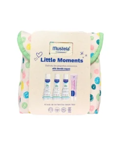 Mustela Little Moments Beauty Case Polka Dots Set 5 pezzi