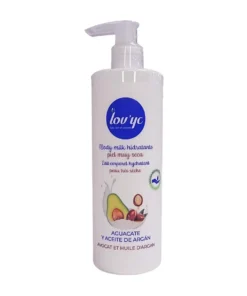 Latte corpo idratante all'olio di avocado e argan Lovyc per pelli molto secche 400 ml