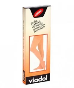 Calze a compressione lunga Viadol, beige normale, taglia 5 (primaria)