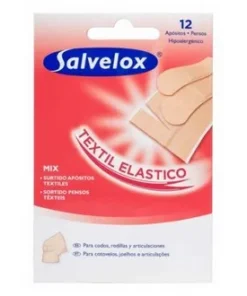 Salvelox Medicazione adesiva in tessuto assortito 12 pezzi