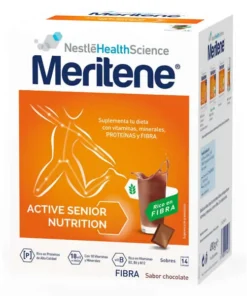 Meritene Active Senior Nutrition Frullato ricco di fibre al gusto di cioccolato 14 bustine