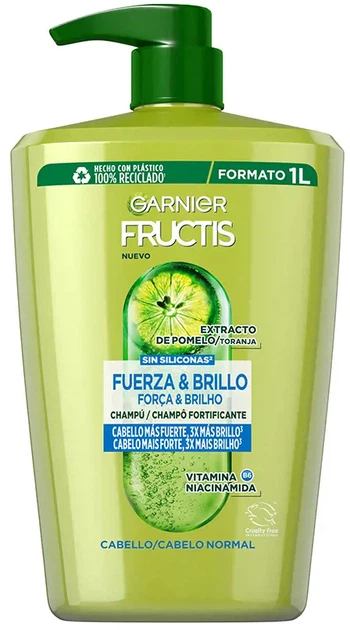 Garnier Fructis Shampoo Forza e Lucentezza 1000ml