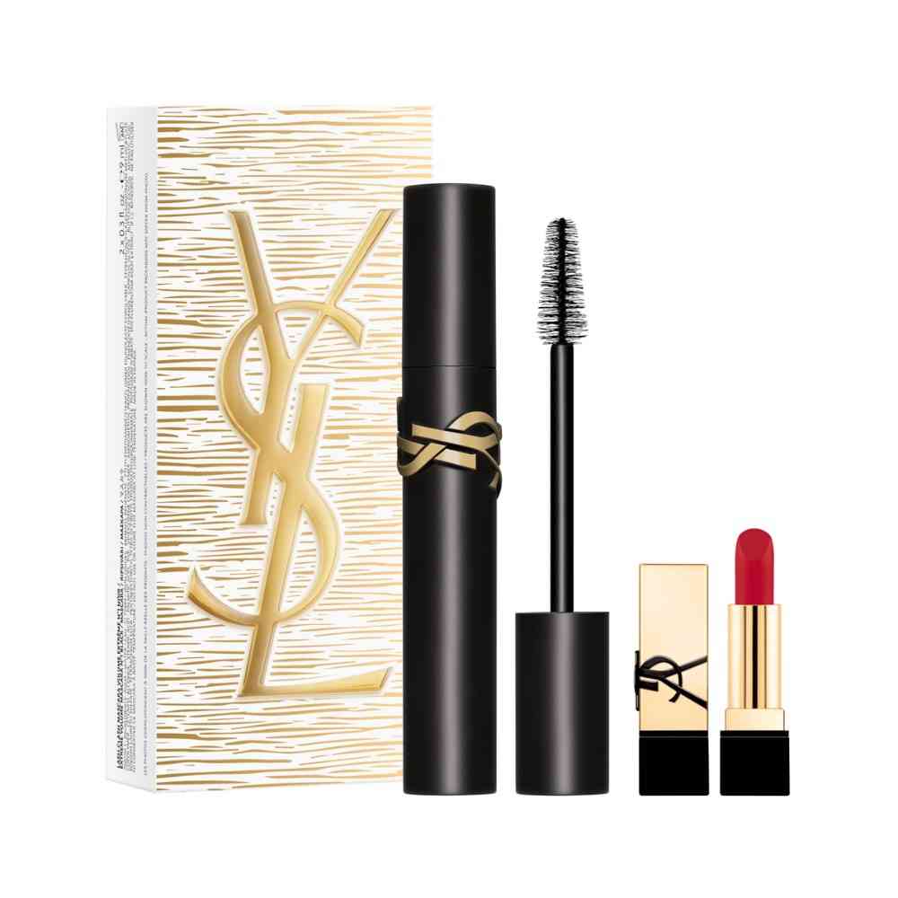 Yves Saint Laurent Lash Clash Mascara + Mini Rossetto Rouge Pour Couture 9ml + 1,3 g