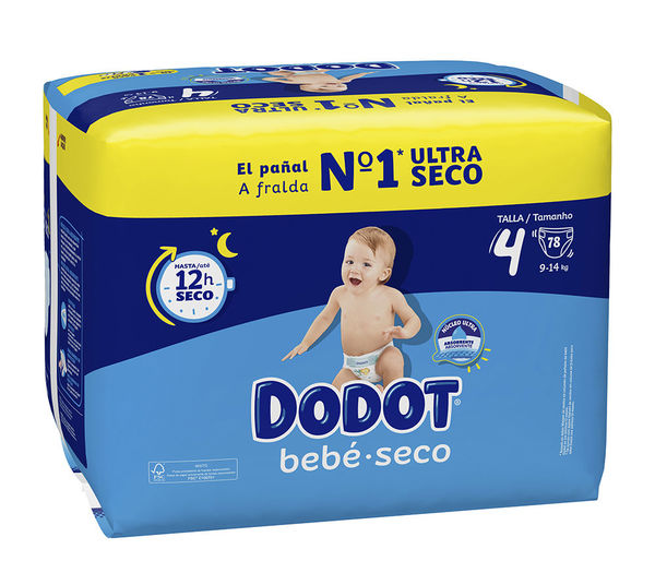 Pannolini Dodot Stages T4 9-14 Kg 78 unità