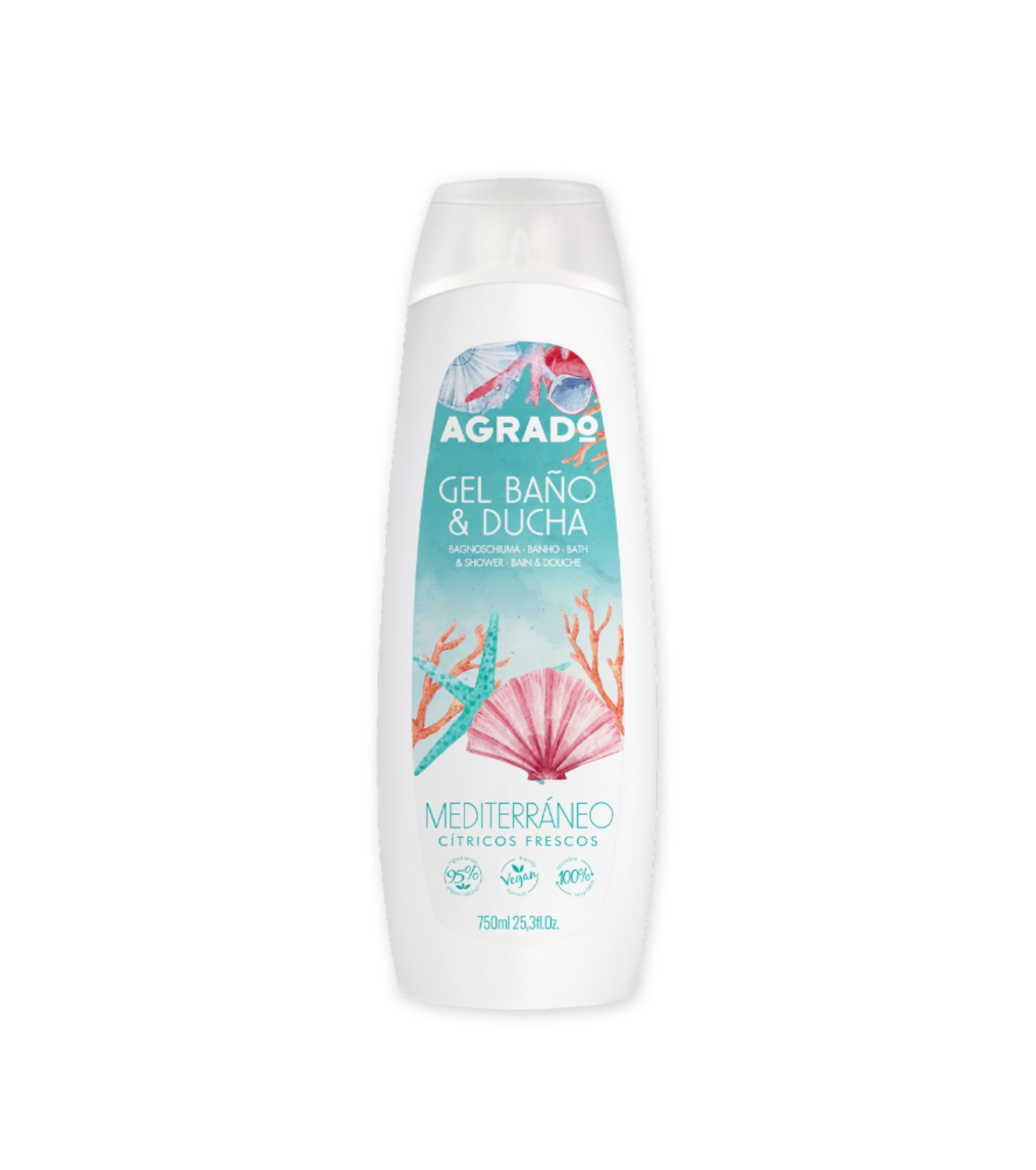 Agrado Gel Bagno e Doccia Mediterraneo 750