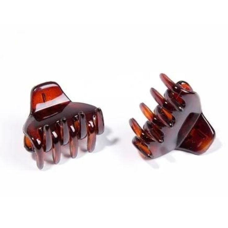 Pinzette Inca piccole marroni 2,5 cm 2 unità